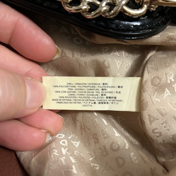 KATE SPADE NY OOH LA LA LIZZIE HANDBAG LADY JAMES BLACK PATENT LEATHER-PRISTINE - Picture 8 of 15